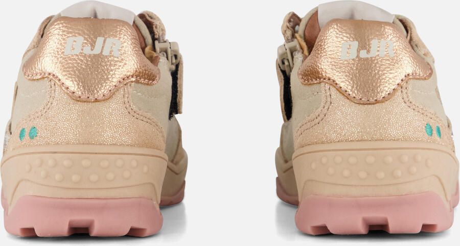 BunniesJR Cleo Chunky leren sneakers met pailletten en glitters lichtroze - Foto 2