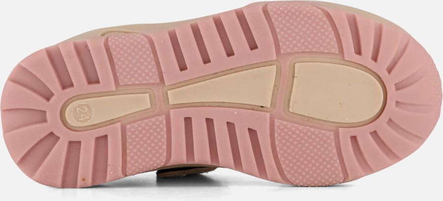 BunniesJR Cleo Chunky leren sneakers met pailletten en glitters lichtroze - Foto 4