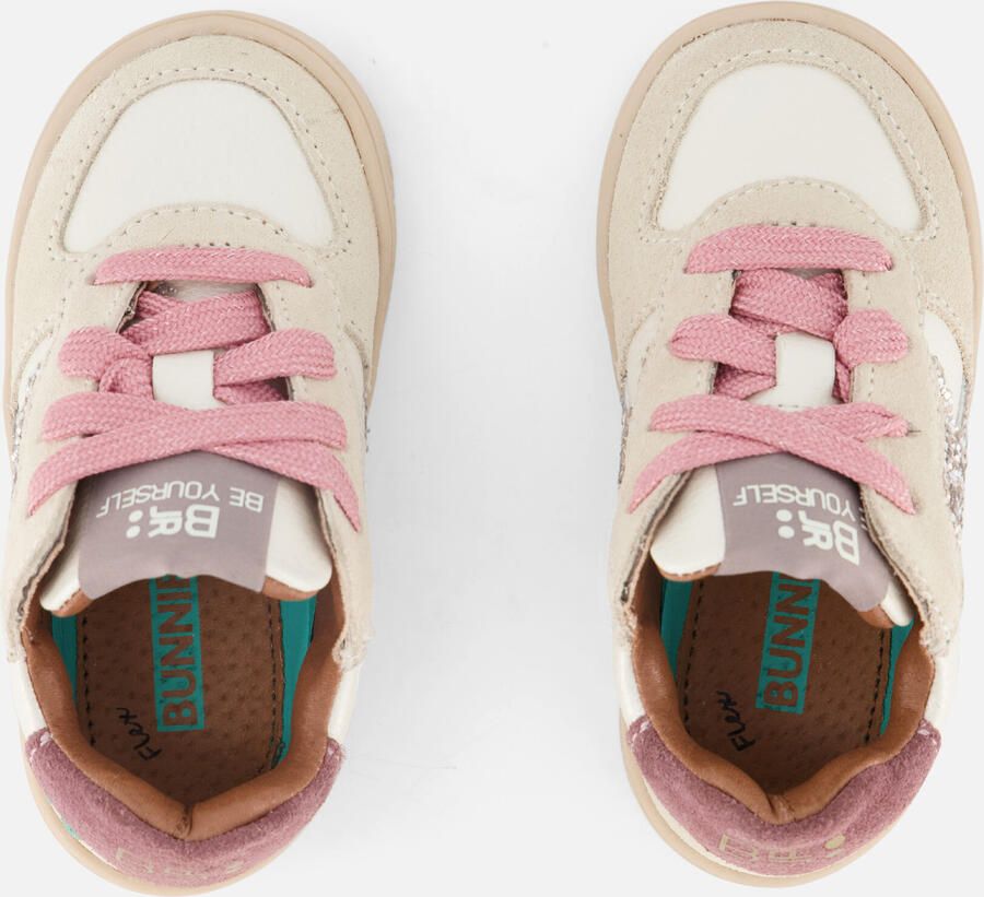 BunniesJR 225655-996 Meisjes Lage Sneakers Roze Leer Veters - Foto 2