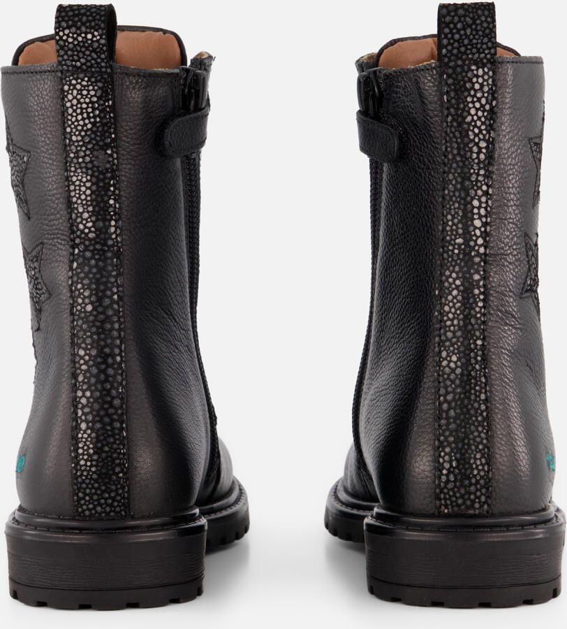 BunniesJR 225864-589 Meisjes Biker Boots Zwart Leer Veters - Foto 3