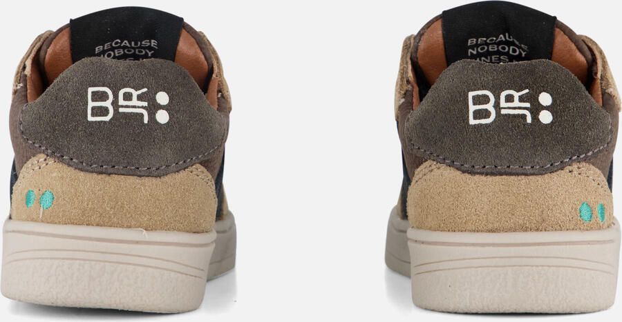 BunniesJR 225655-408 Jongens Lage Sneakers Bruin Leer Veters - Foto 3