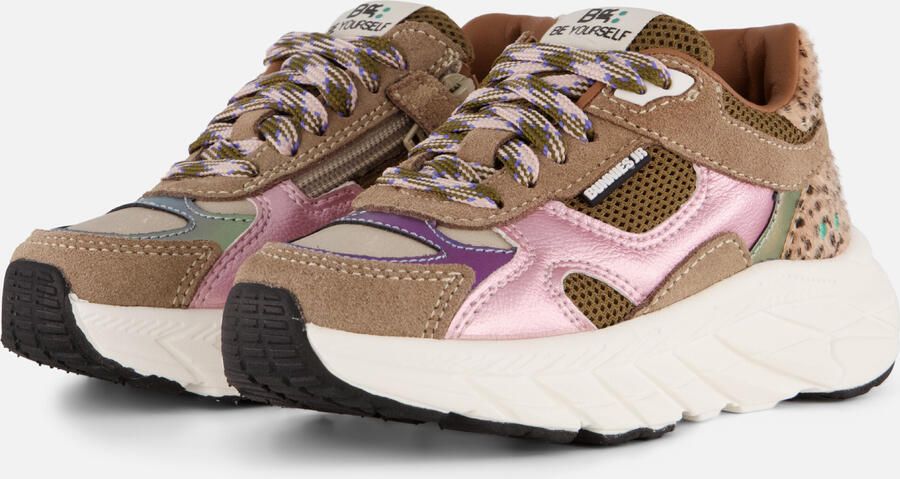 BunniesJR 225842-408 Meisjes Lage Sneakers Roze Leer Veters - Foto 5