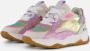 BunniesJR 225375-498 Meisjes Lage Sneakers Multicolor Leer Veters - Thumbnail 2
