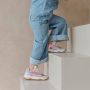 BunniesJR 225375-498 Meisjes Lage Sneakers Multicolor Leer Veters - Thumbnail 11