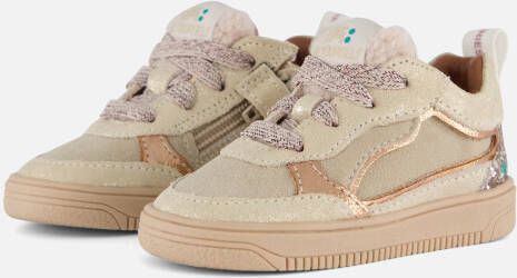 BunniesJR 225651-994 Meisjes Lage Sneakers Goud Leer Veters