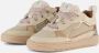 BunniesJR 225651-994 Meisjes Lage Sneakers Goud Leer Veters - Thumbnail 2