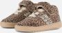 BunniesJR 225653-906 Meisjes Hoge Sneakers Beige Leer Veters - Thumbnail 2