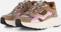 BunniesJR 225842-408 Meisjes Lage Sneakers Roze Leer Veters - Thumbnail 2