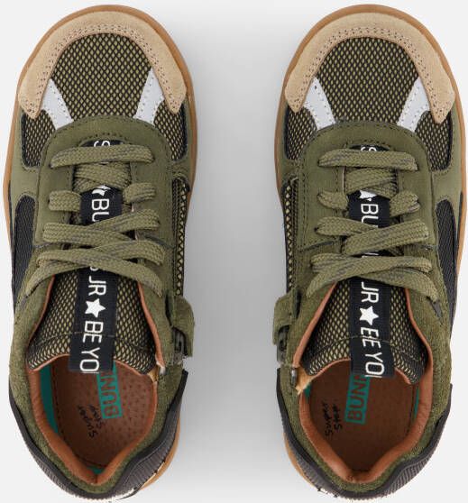 BunniesJR Sjors Sprinter Sneakers taupe Leer