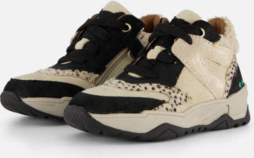 BunniesJR Teddy Sneakers zwart Leer