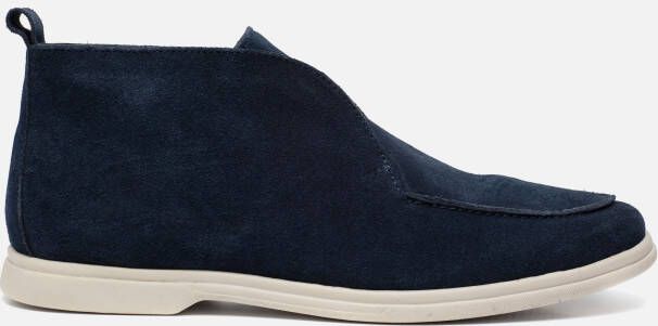 Cafe Moda Instappers Blauw Suede 381801