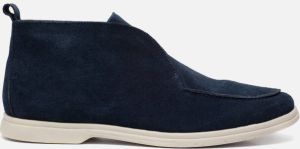 Cafe Moda Instappers Blauw Suede 381801