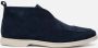 Cafe Moda Instappers Blauw Suede 381801 - Thumbnail 1