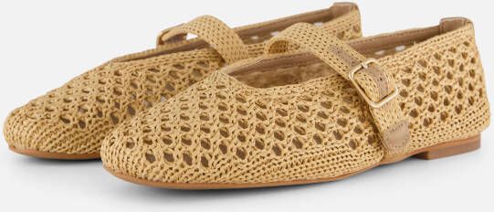 Cellini Ballerina's beige Raffia