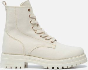 Cellini Canvas veterboots beige Canvas