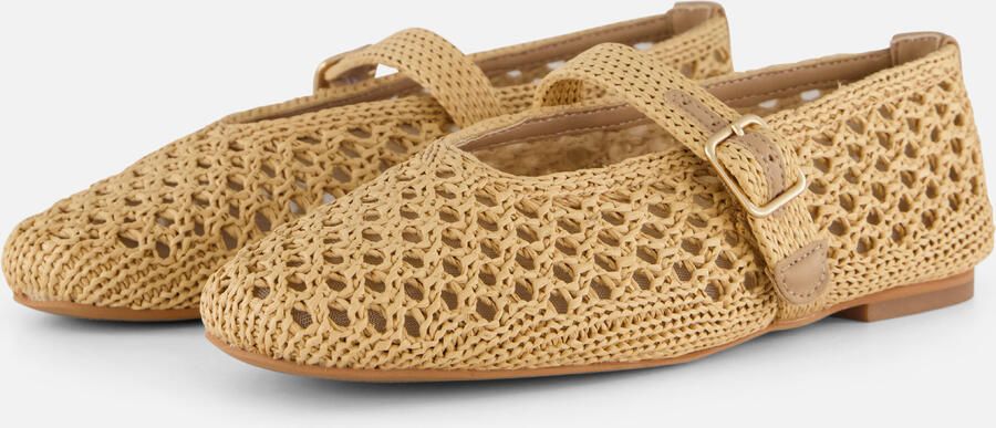 Cellini Ballerina's beige Textiel - Foto 4