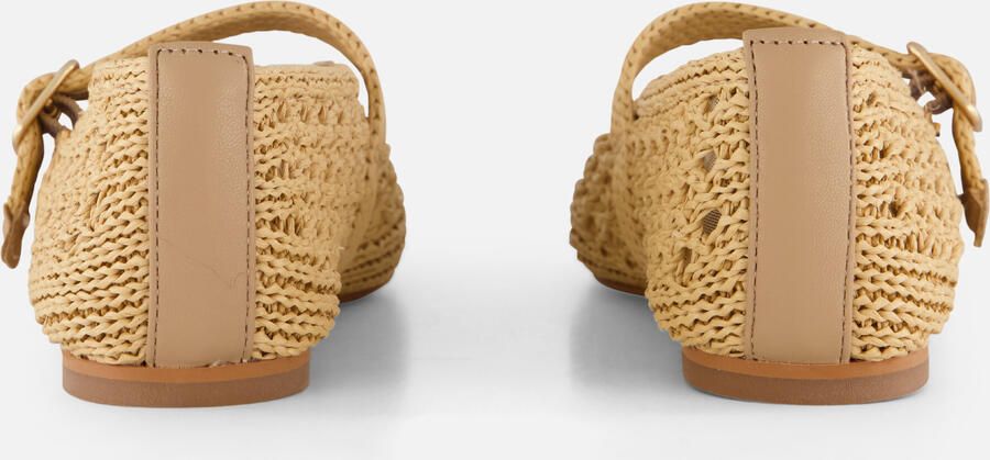Cellini Ballerina's beige Textiel - Foto 3