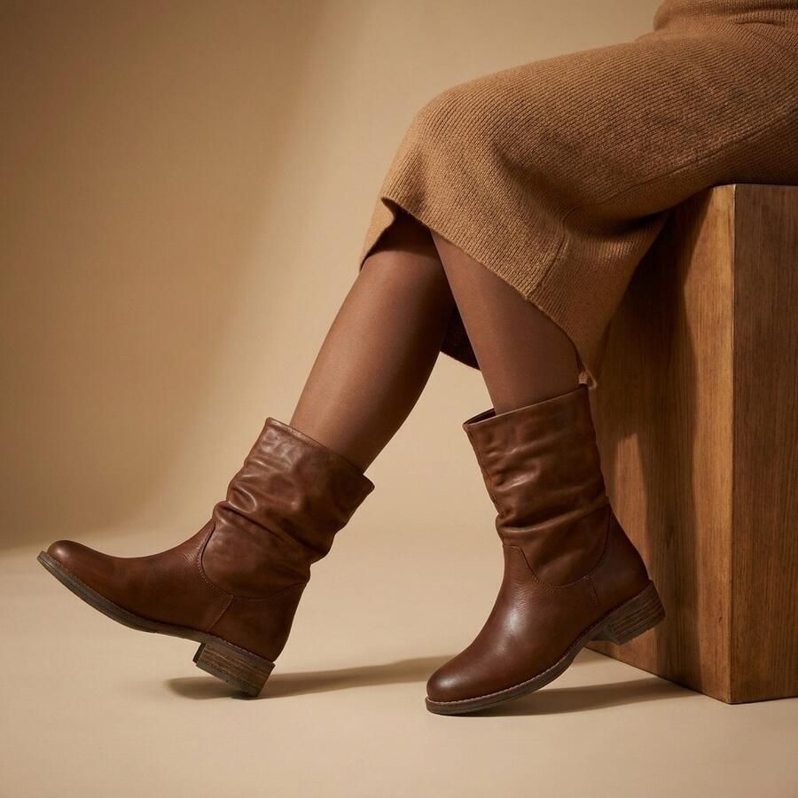 Cellini Enkellaarsjes bruin Nubuck - Foto 5