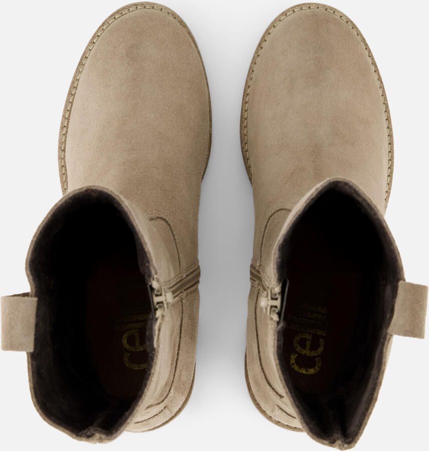 Cellini Enkellaarsjes taupe Suede - Foto 2