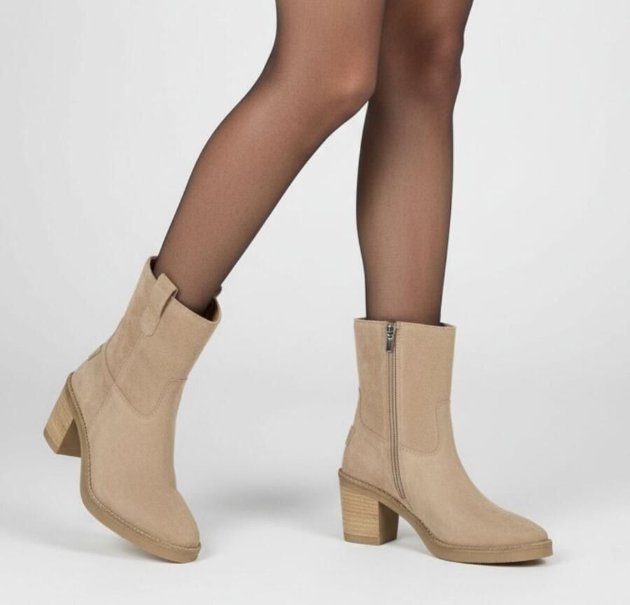 Cellini Enkellaarsjes taupe Suede - Foto 2