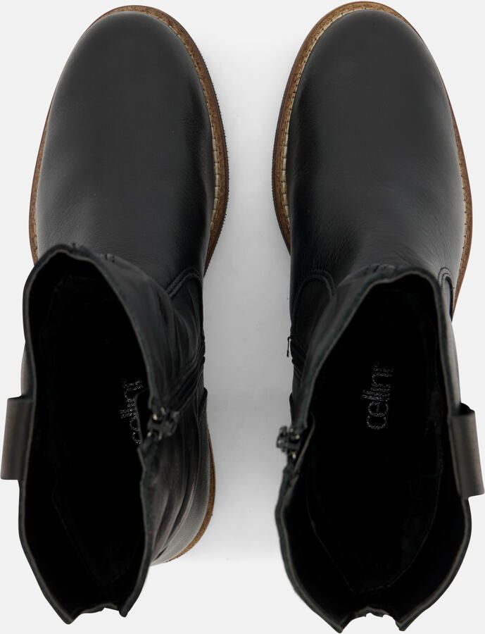 Cellini Enkellaarsjes zwart Leer - Foto 4