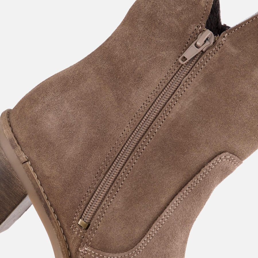 Cellini Enkellaarzen Met Hak beige Suède - Foto 2