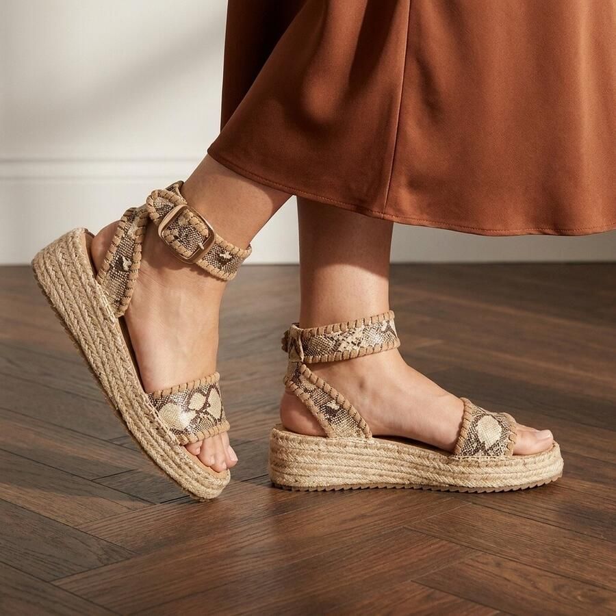 Cellini Espadrilles bruin Textiel - Foto 2