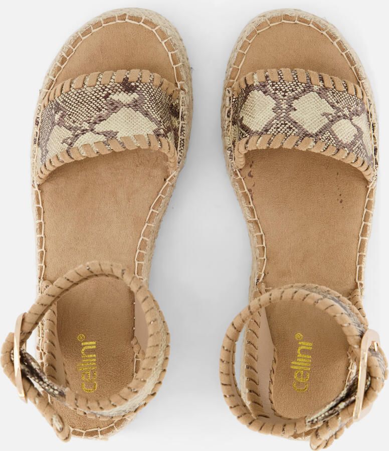 Cellini Espadrilles bruin Textiel - Foto 4