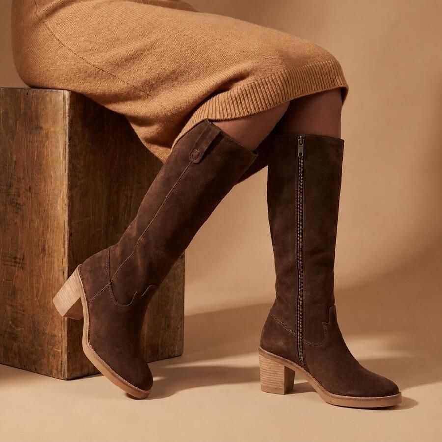 Cellini Hoge laarzen bruin Suede