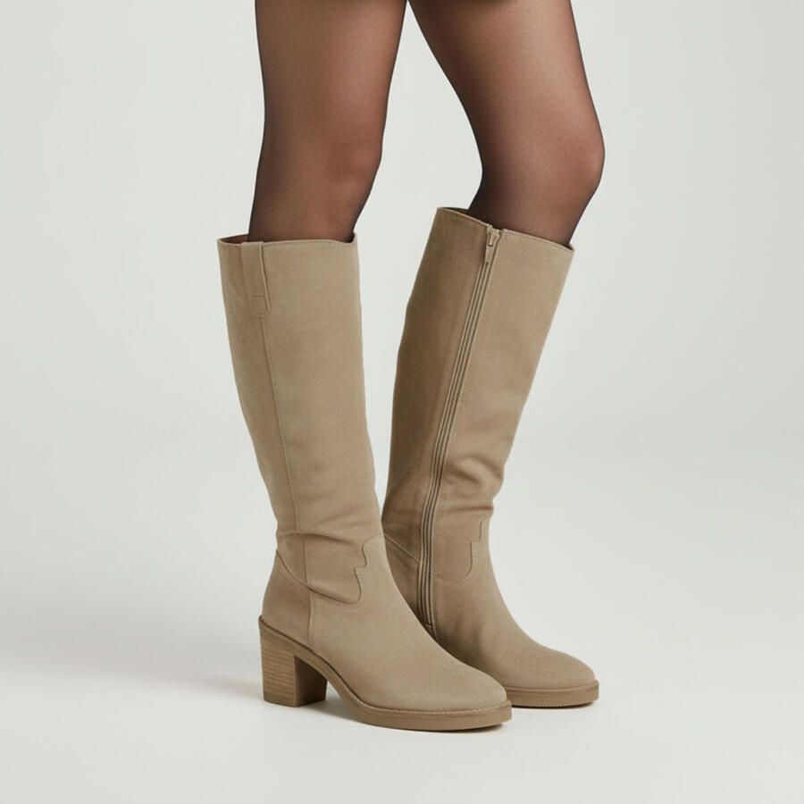 Cellini Hoge laarzen taupe Suede - Foto 3