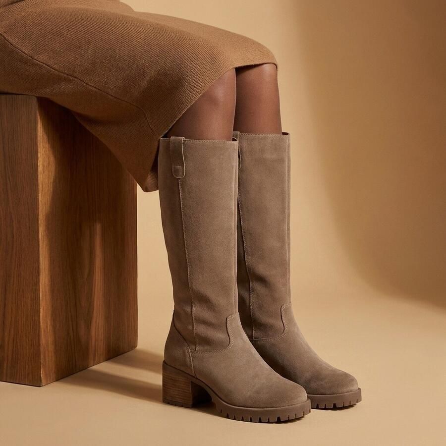 Cellini Lange Laarzen beige