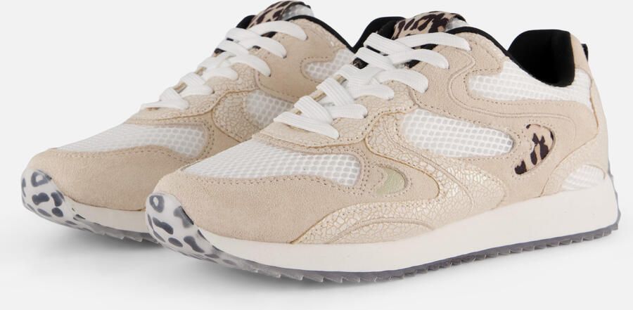 Cellini Leopard Sneakers wit Synthetisch