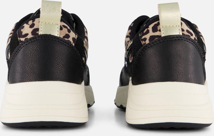 Cellini Cellnini Leopard Sneakers zwart Textiel - Foto 5