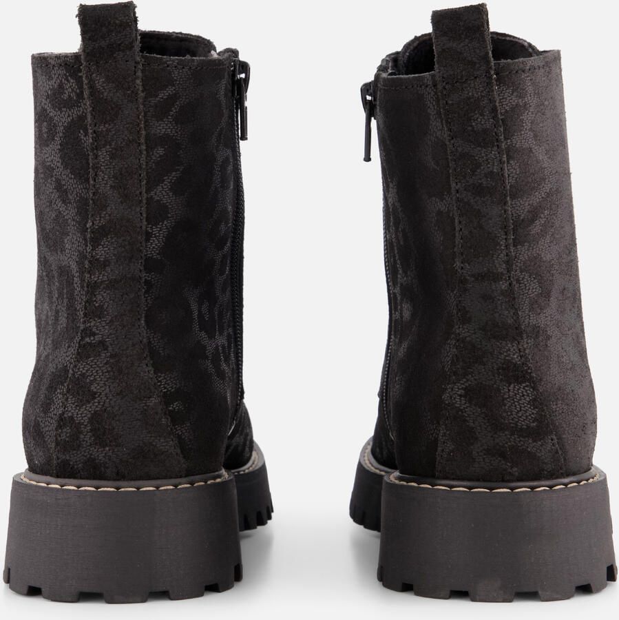 Cellini Leopard Veterboots zwart Suede - Foto 2