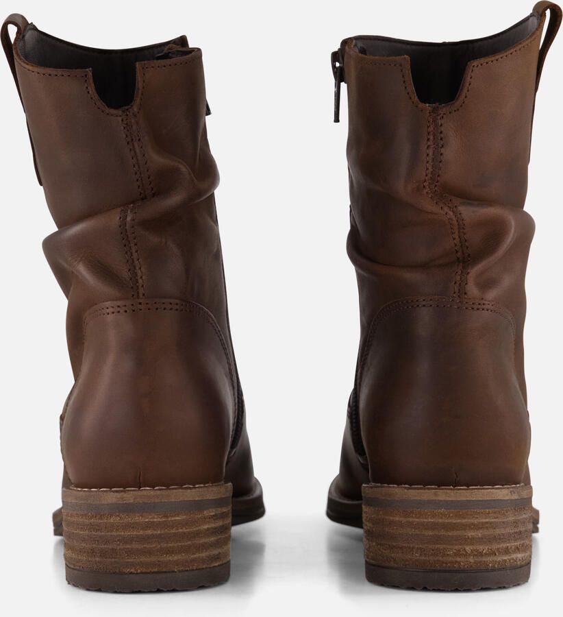 Cellini Plooi Enkellaarsjes bruin Nubuck