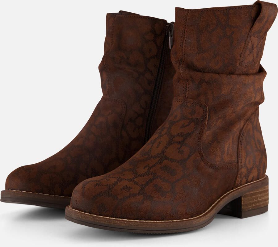 Cellini Plooi Enkellaarsjes bruin Suede - Foto 3