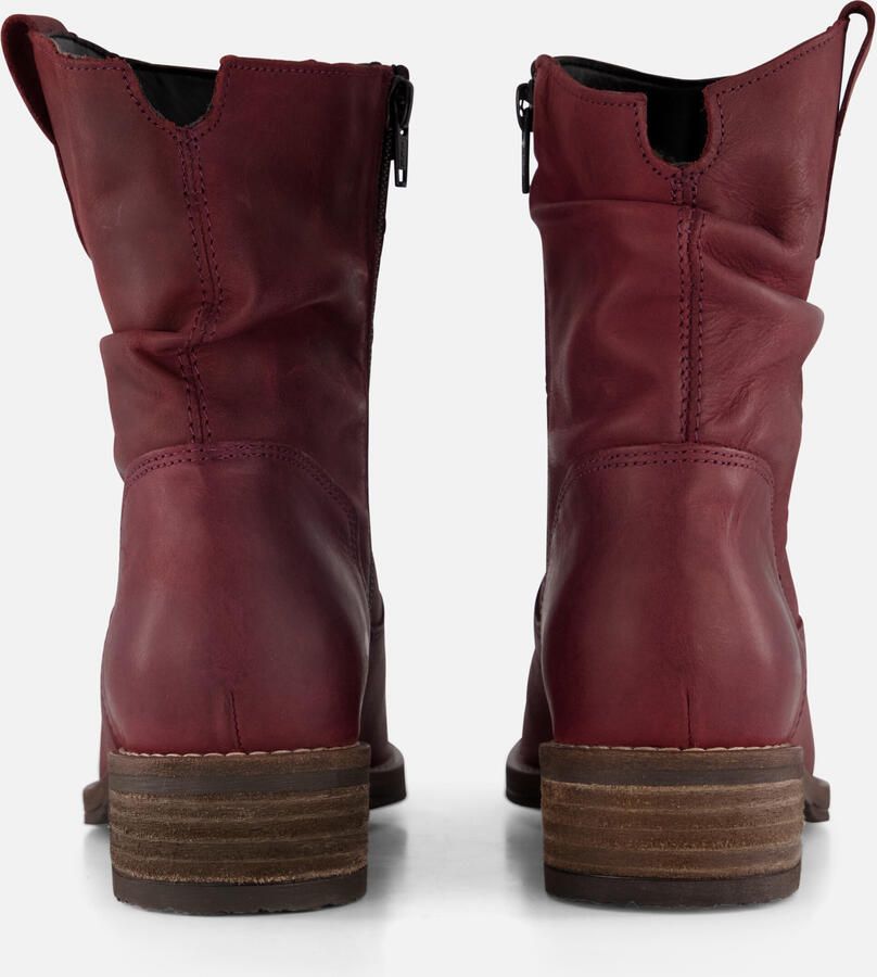 Cellini Plooi Enkellaarsjes rood Nubuck - Foto 3