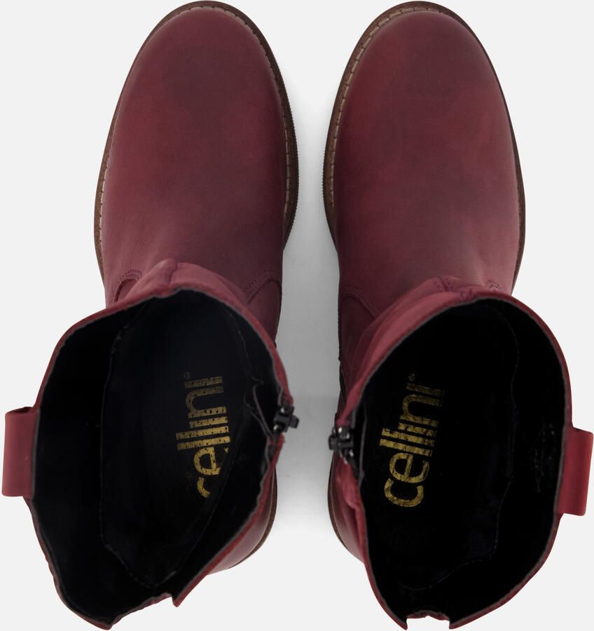 Cellini Plooi Enkellaarsjes rood Nubuck - Foto 2