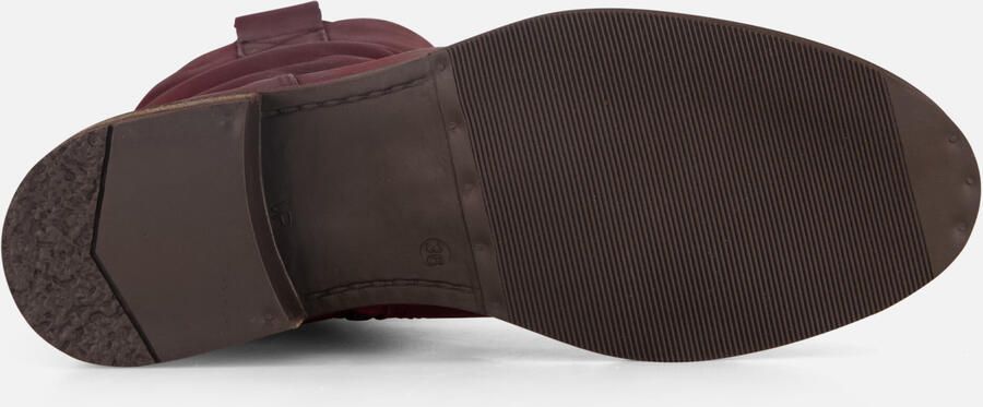 Cellini Plooi Enkellaarsjes rood Nubuck - Foto 4