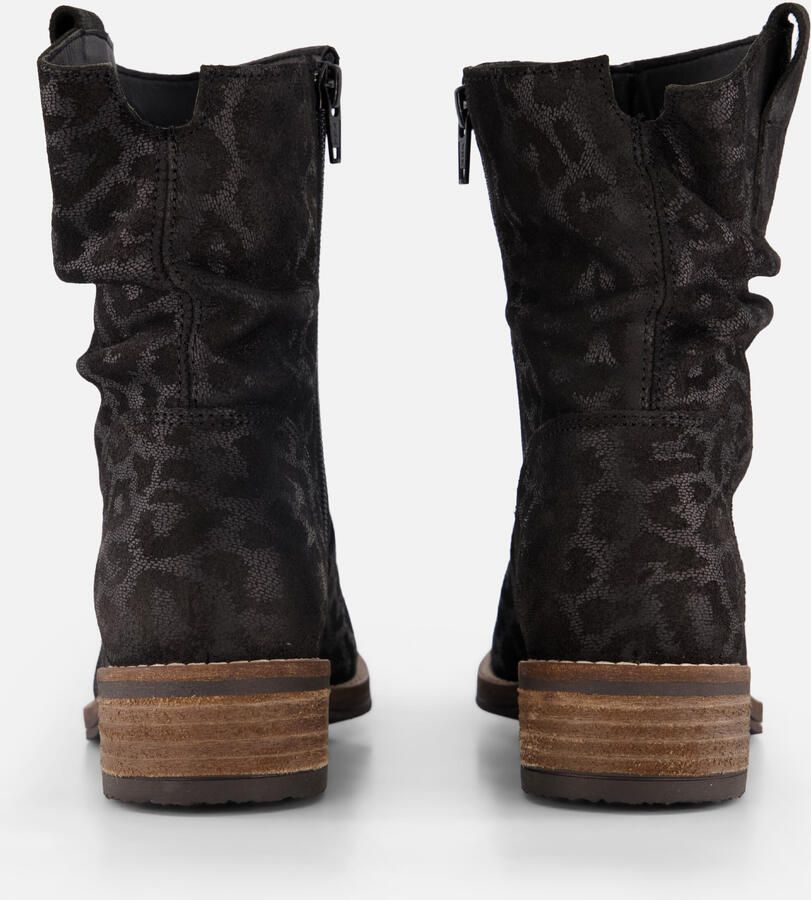 Cellini Plooi Enkellaarsjes zwart Leer - Foto 2