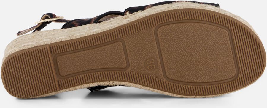 Cellini Sandalen Leopard bruin Textiel - Foto 5