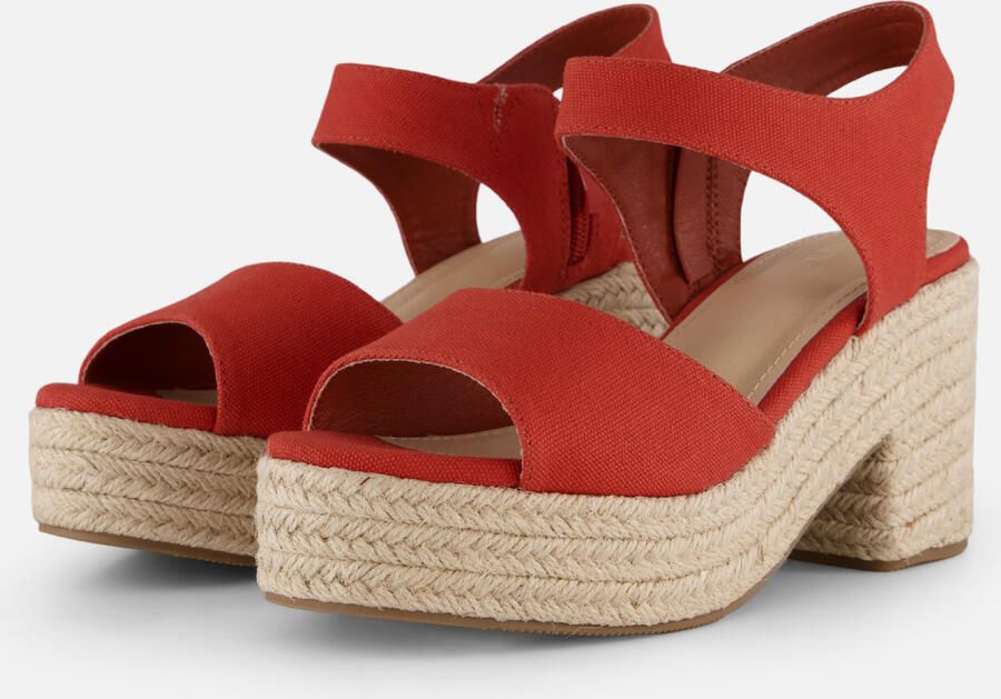 Cellini Sandalen rood Canvas - Foto 4