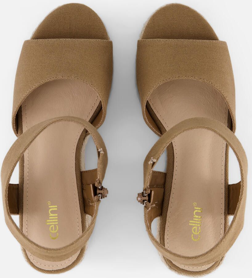 Cellini Sandalen taupe Canvas - Foto 2