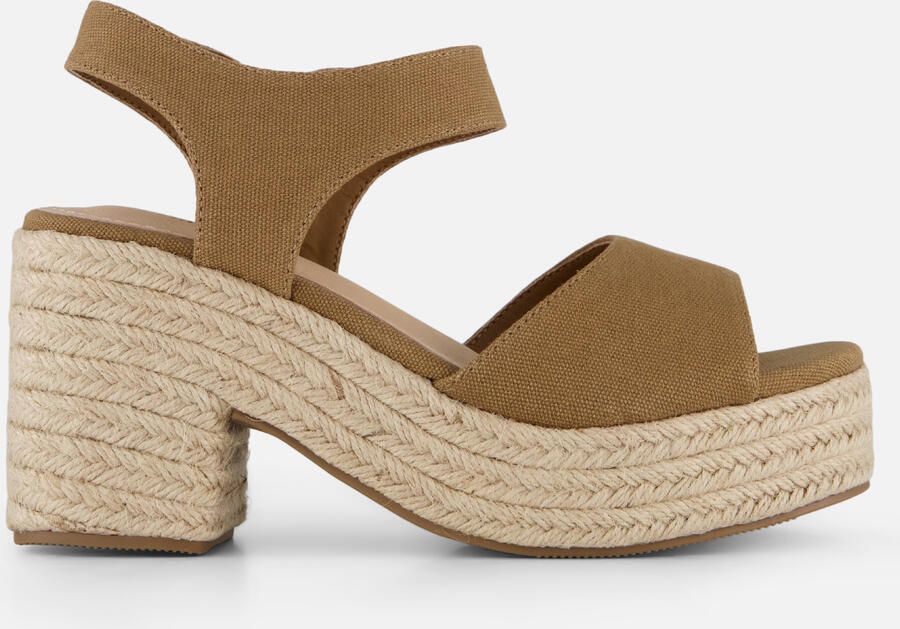 Cellini Sandalen taupe Canvas - Foto 4