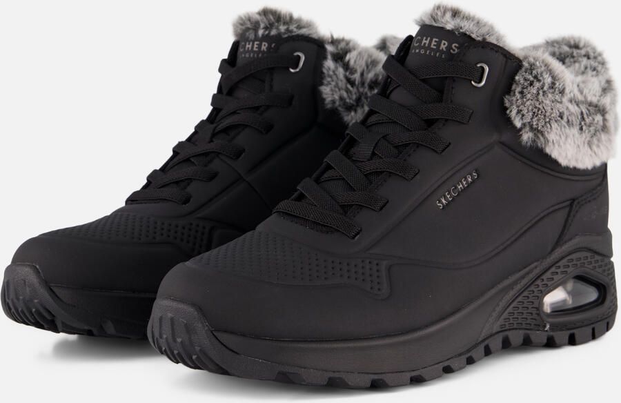 Cellini Skechers Uno Rugged Veterboots zwart Leer