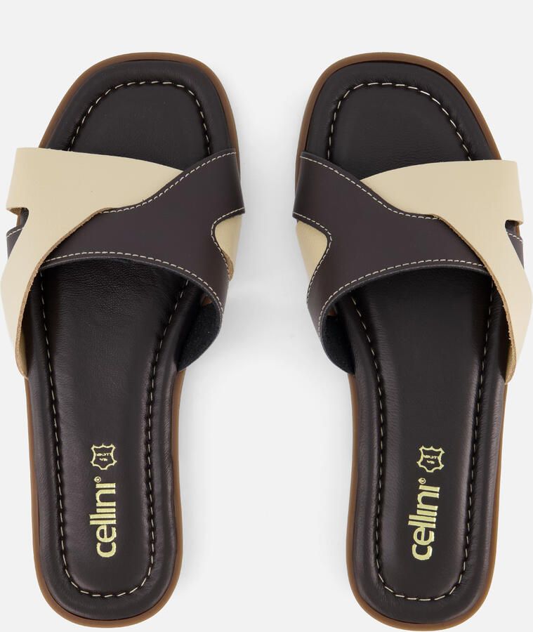 Cellini Slippers bruin Leer - Foto 3