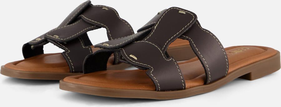 Cellini Slippers zwart Leer