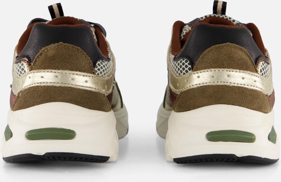 Cellini Sneakers groen Mesh Suède - Foto 3