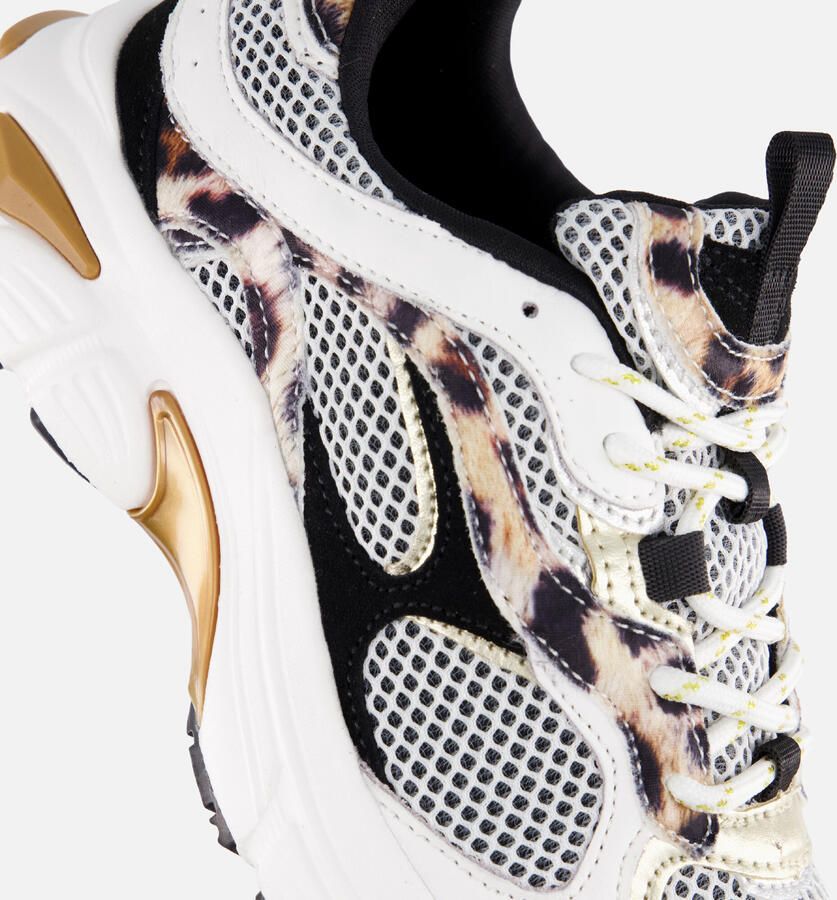 Cellini Sneakers zwart Mesh Suède - Foto 2