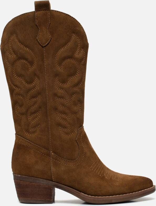 Cellini Cowboylaarzen cognac Suede - Foto 1